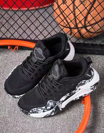 MS843 - Retro Black Casual Fashion Shoes